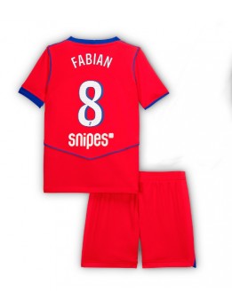 Paris Saint-Germain Fabian Ruiz #8 Replika Tredje Kläder Barn 2025-26 Kortärmad (+ byxor)